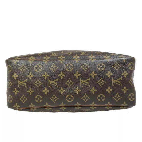 LOUIS VUITTON LV Logo Deauville Hand Bag Monogram Leather Brown - Picture 5 of 16
